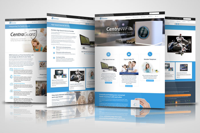 CentraCom Web Site Design